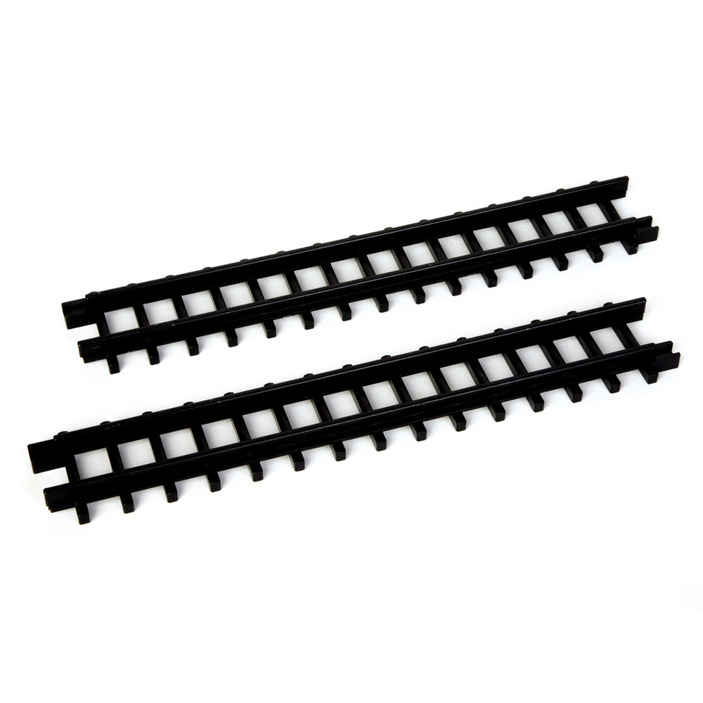 2 Rails droits d'extension pour train de village de Noël - L.50cm