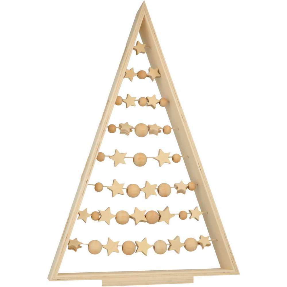 Kit sapin croisillons en bois - 20x5x29.5cm