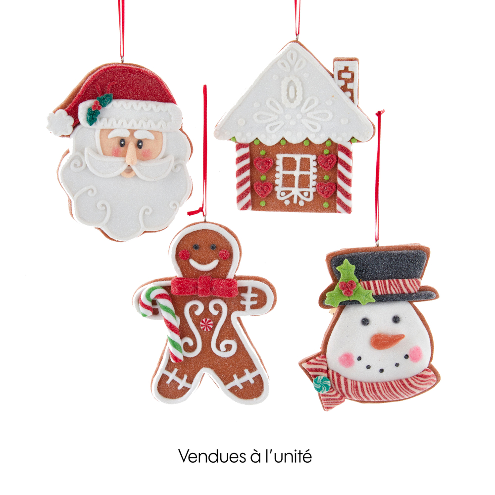 Suspension Figurine Noel 14 Cm Multicolor