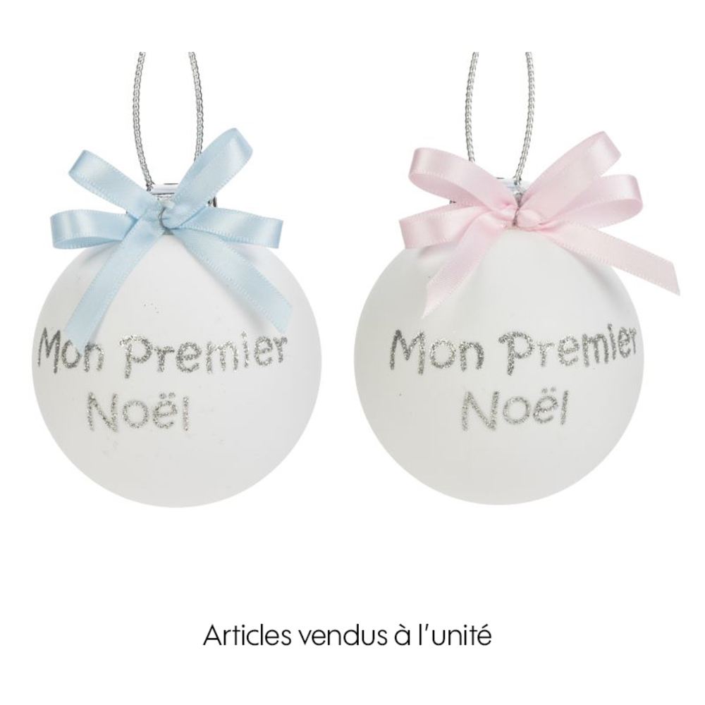 Boule de Noël en bioplastique 