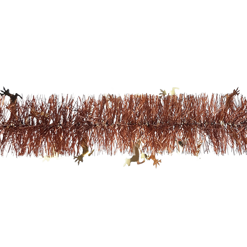 Guirlande renne satin cuivre or 200 cm