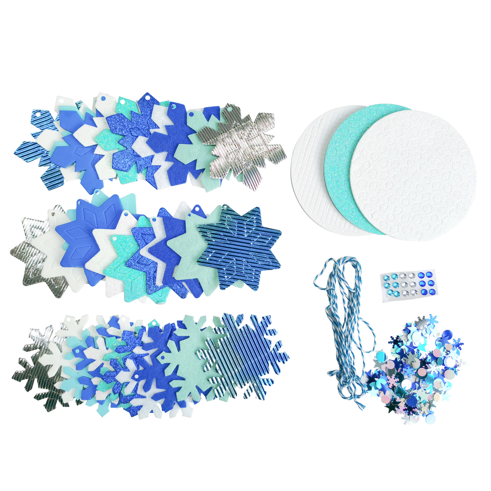 Méga pack Noël bleu - environ 350 pièces