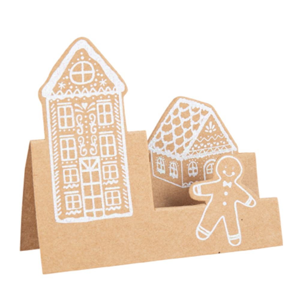 8 marque-places Pain d'épice - 8x7cm