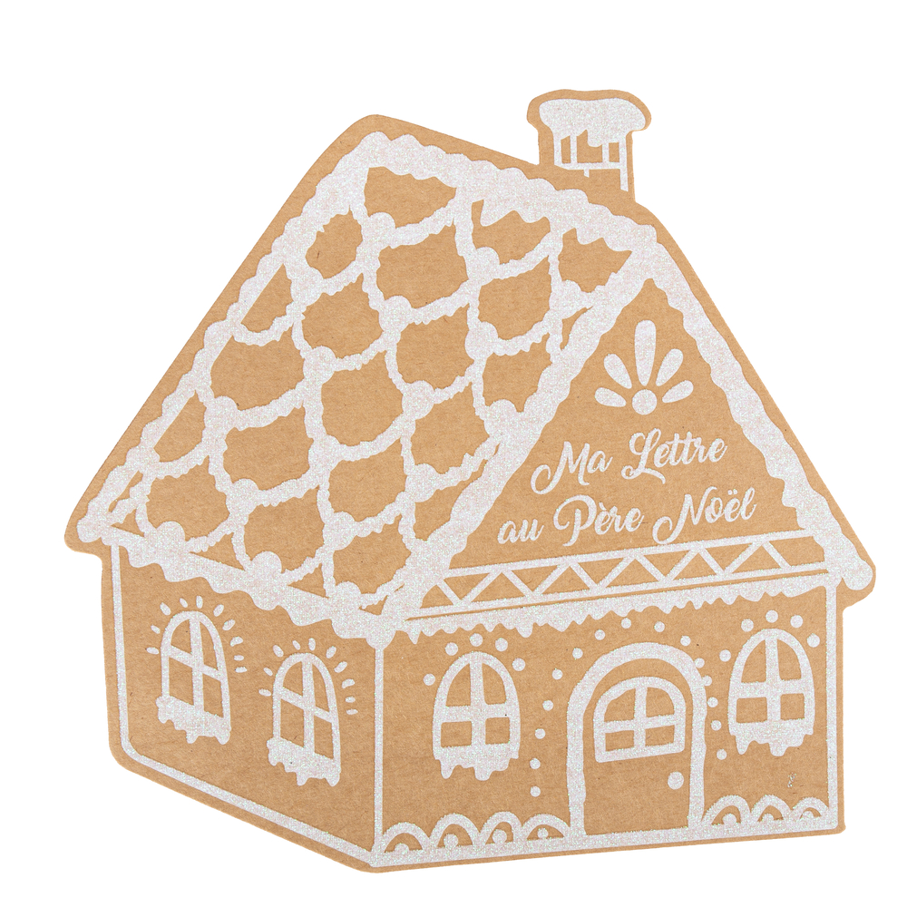 Lettre et enveloppe Pain d'épice - 21,5x2cm
