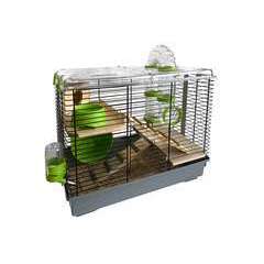 Cage équipée jungle spirit pour hamster et hamster nain 45x27x34cm