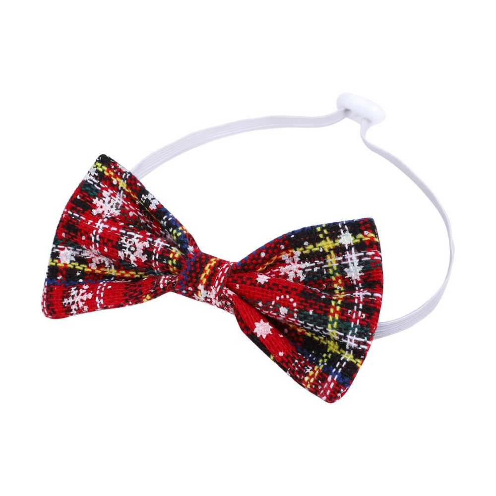 Nœud papillon noël 14x6.5cm pour chien et chat