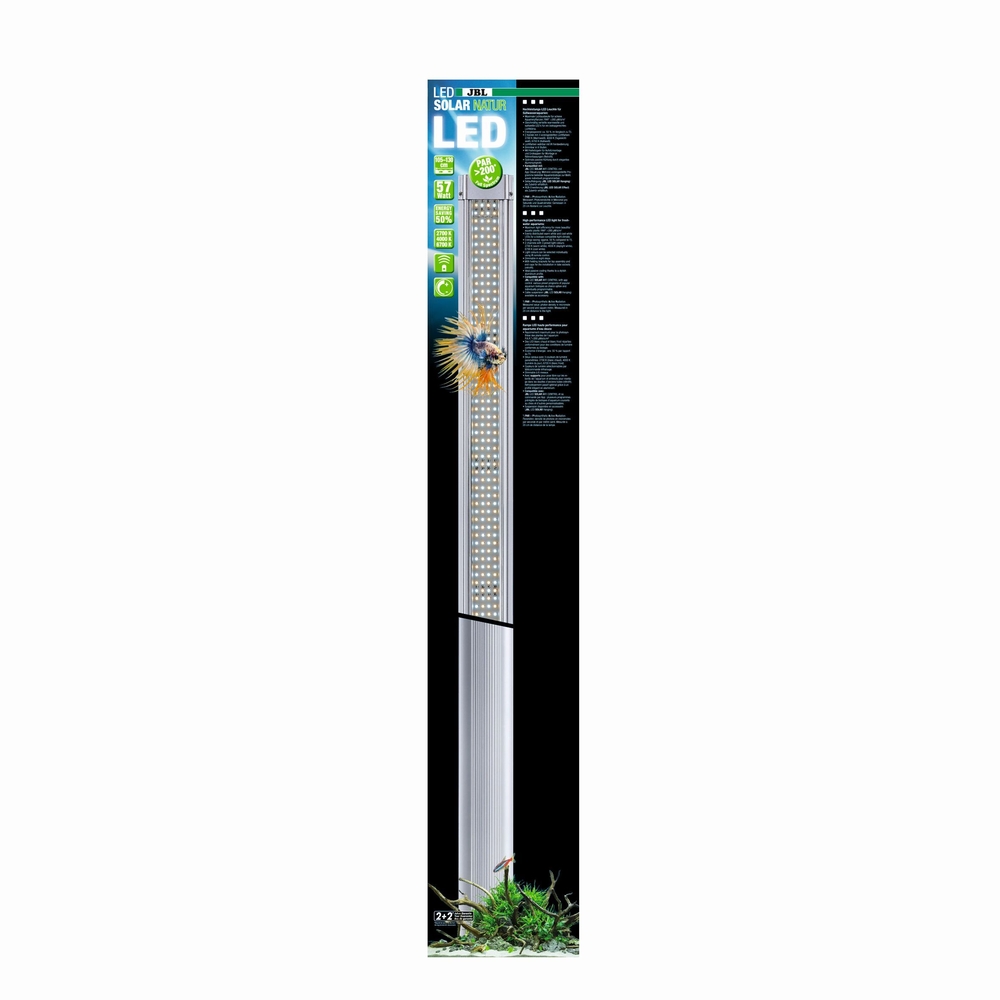 Rampe d'éclairage Led pour aquarium, Solar Natur 57W 1047 mm 