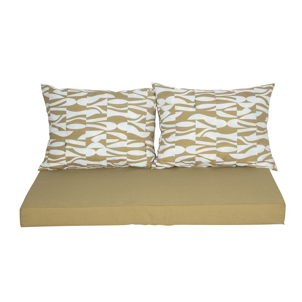 Kit Palette Oreillers Convexe Sablon 80x118cm