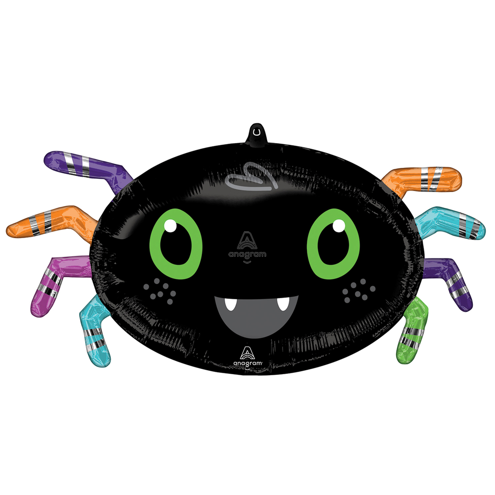 Ballon Halloween feuille alu araignée mignonne