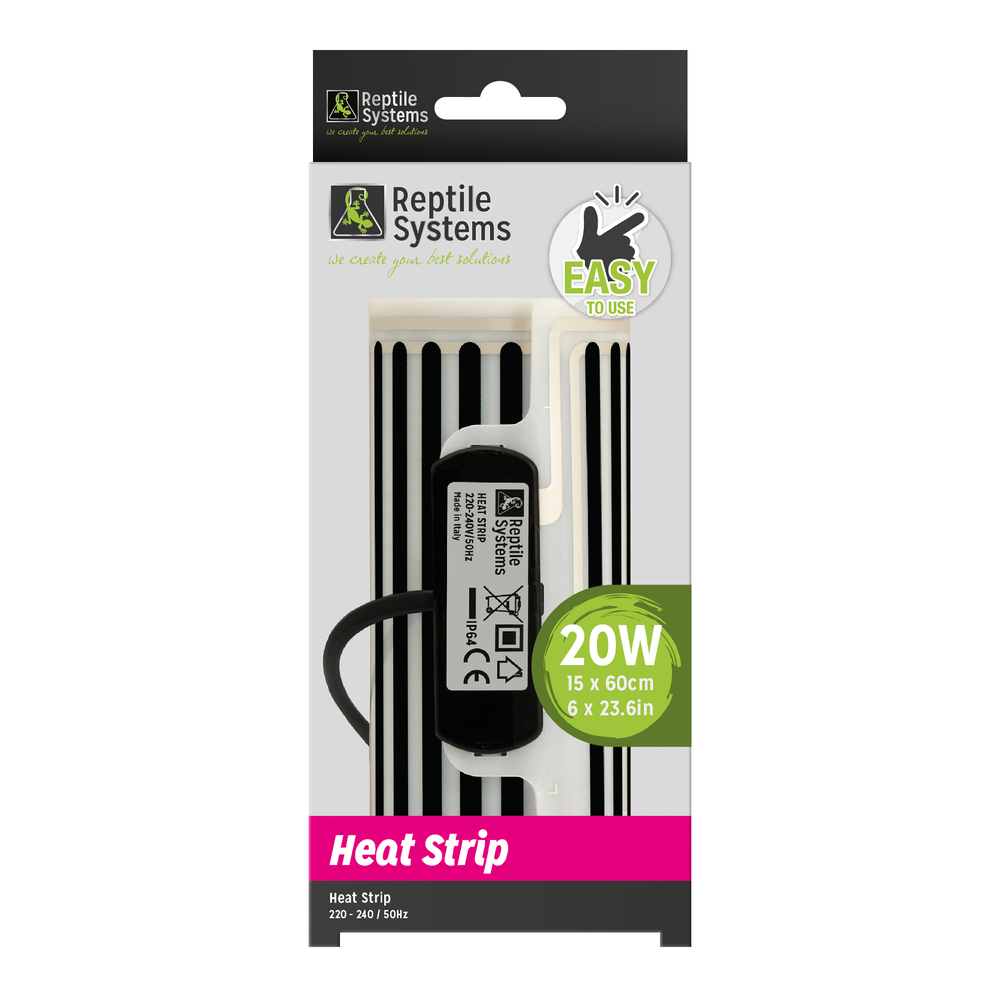 Bande chauffante Heat strip pour reptiles 20w - 15x60cm