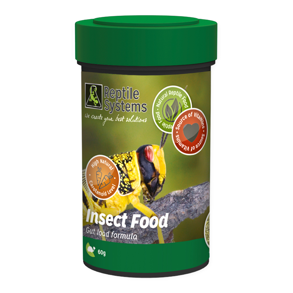 Insect food alimentation pour insectes nourriciers de reptiles 60g