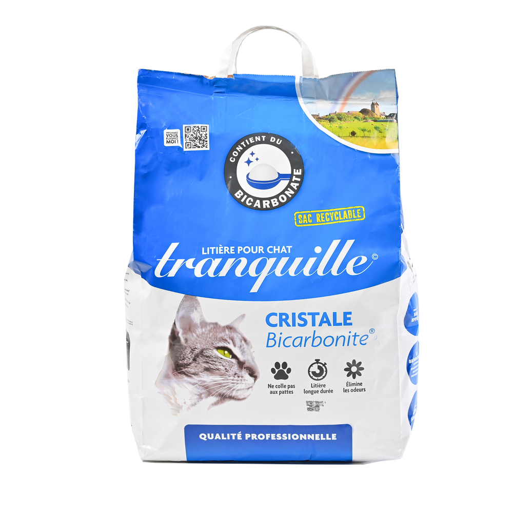 Litière pour chat Cristale bicarbonite 20 litres