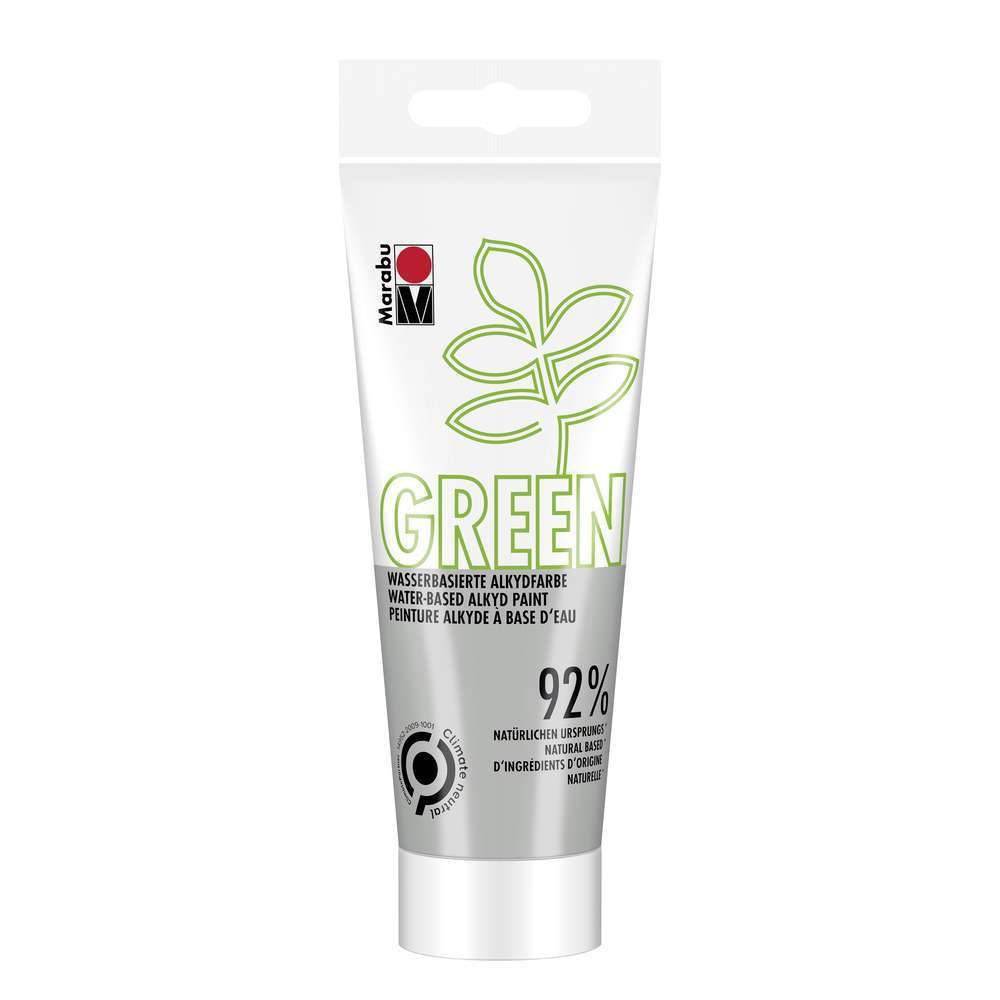 Marabu Green peinture alkyde à base d‘eau - Gris pierre 169 - 100ml