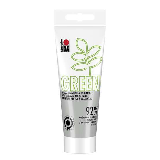 Marabu Green peinture alkyde à base d‘eau - Gris pierre 169 - 100ml