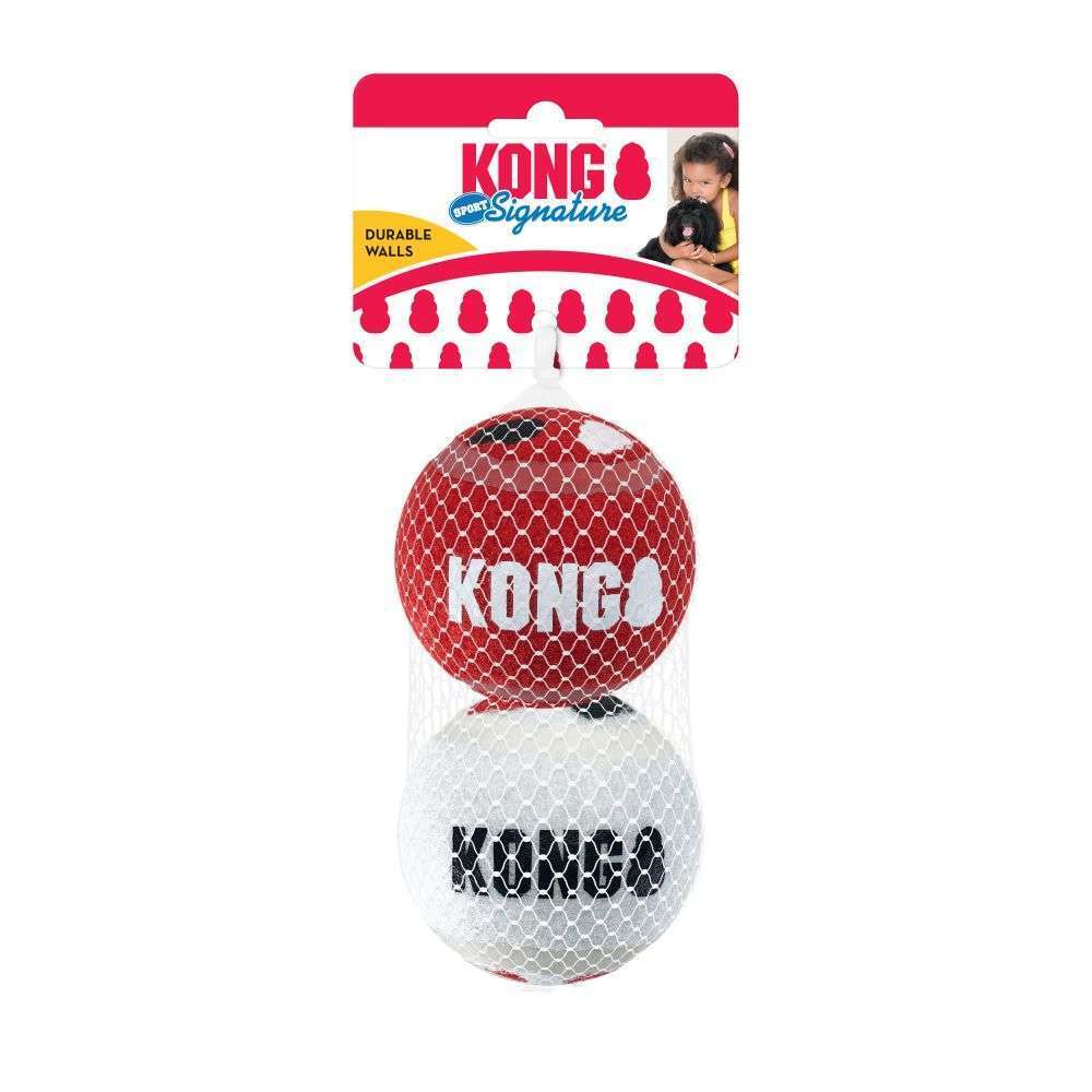 Balles de tennis pour chien KONG Signature Sport Balls Large (x2)
