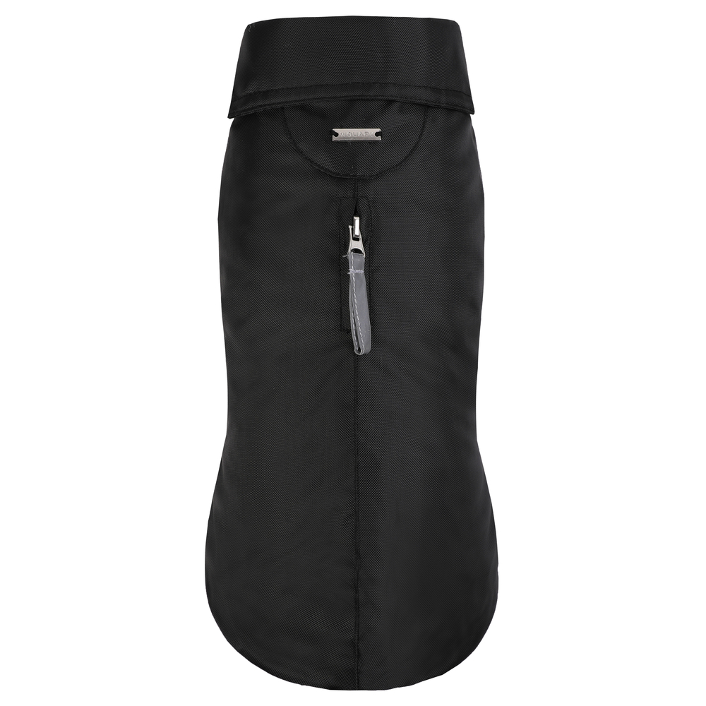 Manteau imperméable polaire pour chien, coloris noir - Taille 36