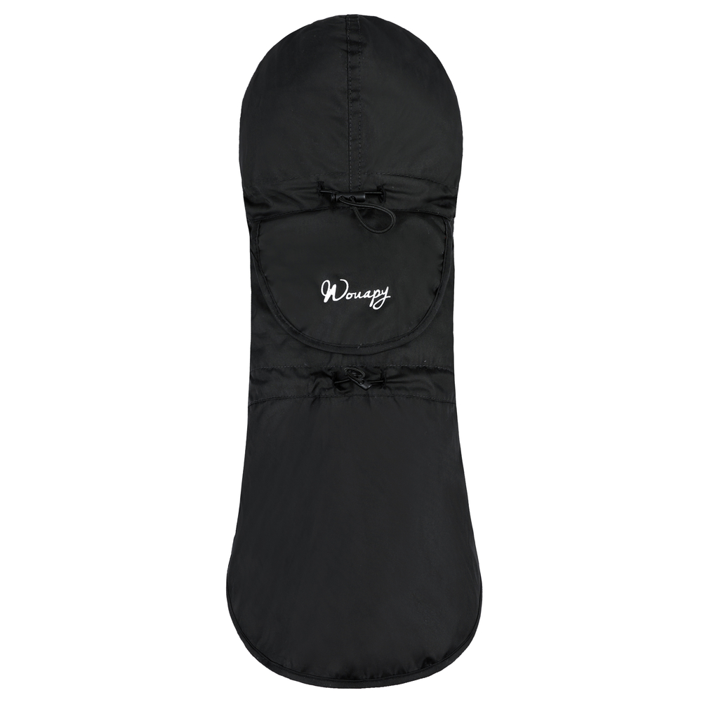 Imperméable pliable pour chien avec poche, coloris noir - Taille 35