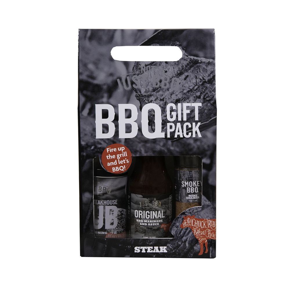Coffret cadeau BBQ Steak, 3 condiments
