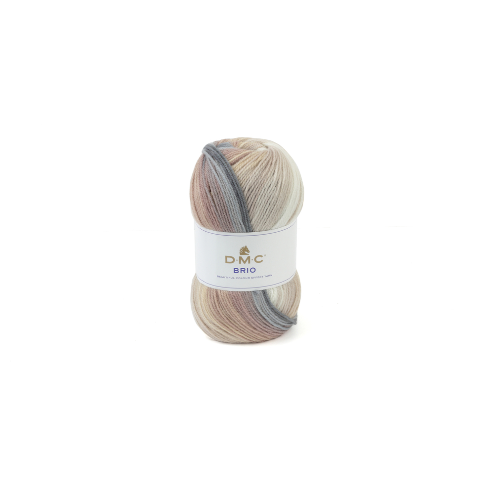 Pelote DMC Brio en laine et acrylique coloris mixte 421 - 100 g