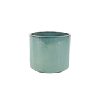 Pot Carmen bleu océan en céramique D31 H27 cm