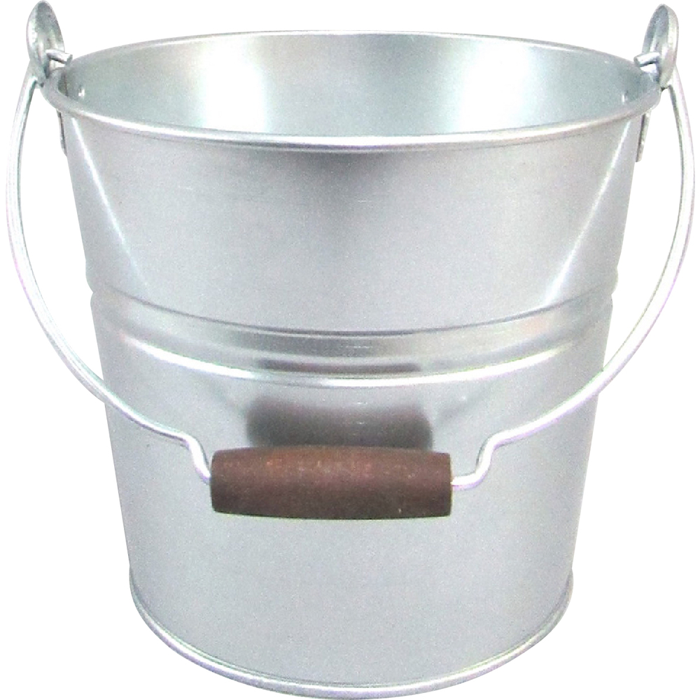 Seau évasé en acier galvanisé - 8L