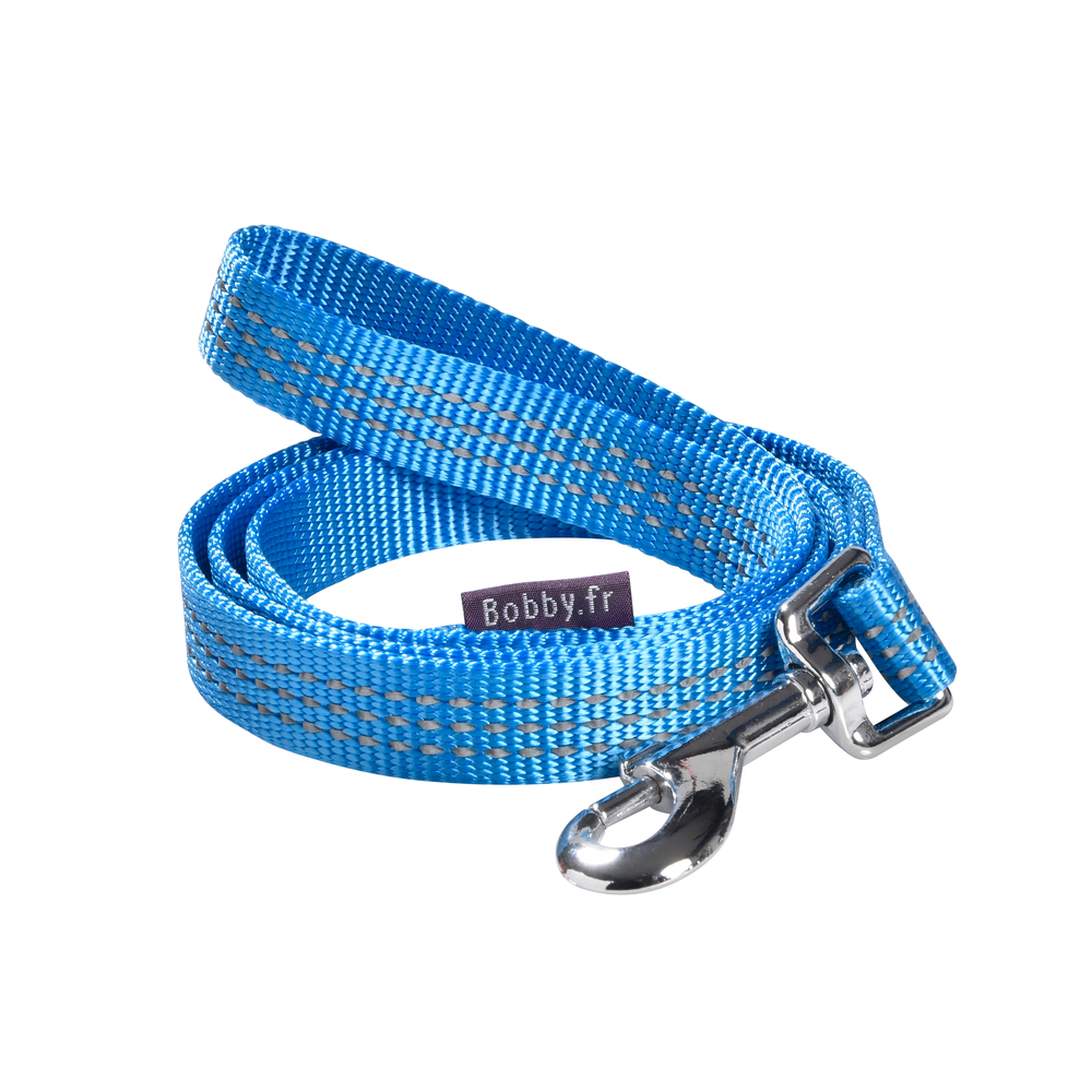 Laisse pour chien, Safe 25 bleu - 108cm