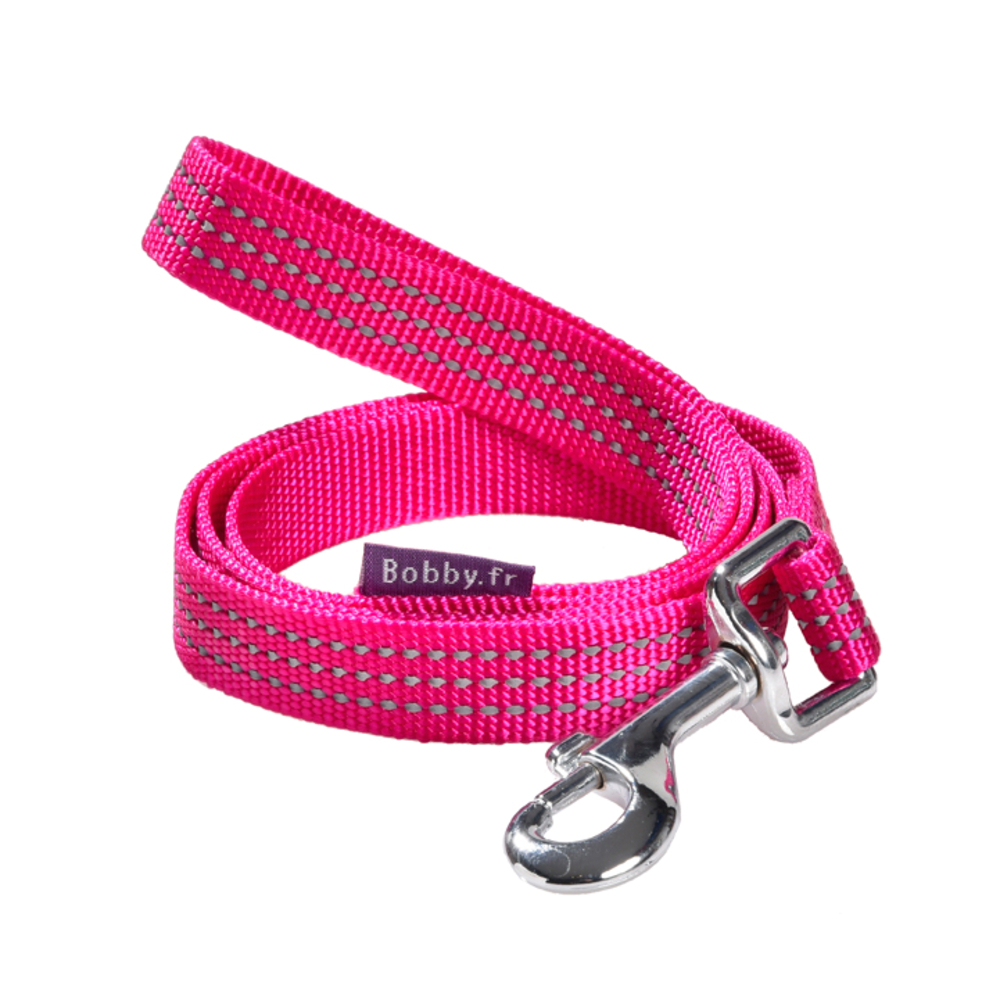Laisse pour chien, Safe 25 fushia - 108cm