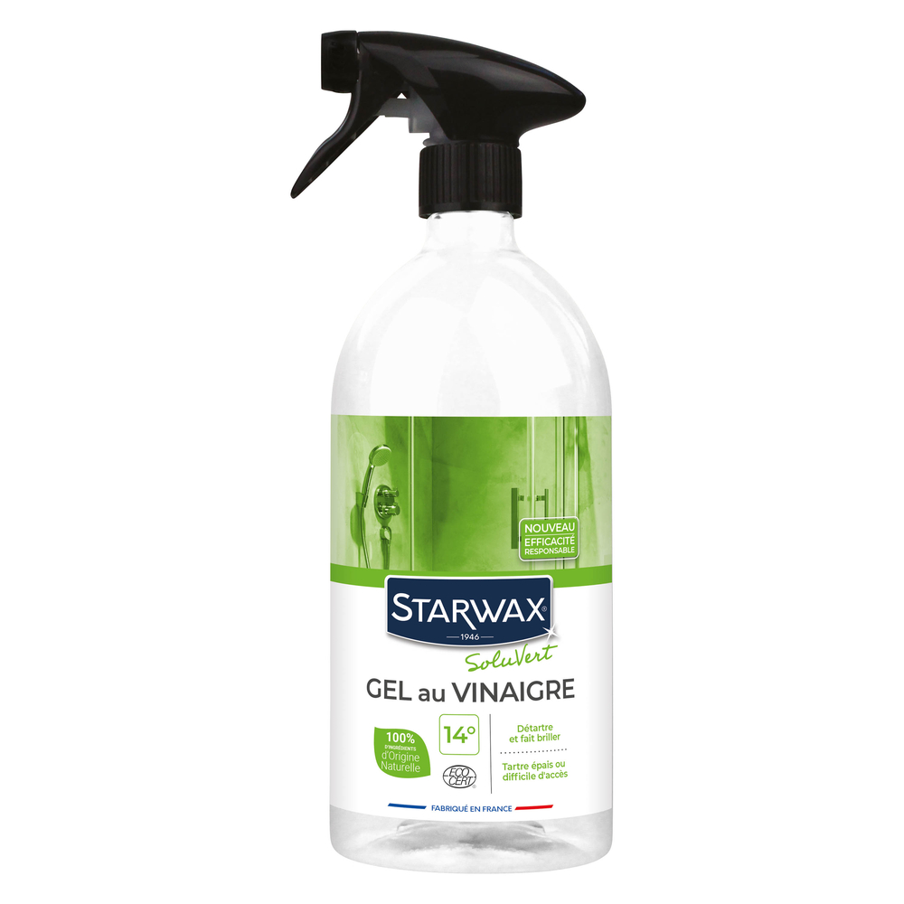 Gel ménager au vinaigre 14° 1L Ecocert