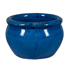 Pot Stockholm D25xH17cm, bleu