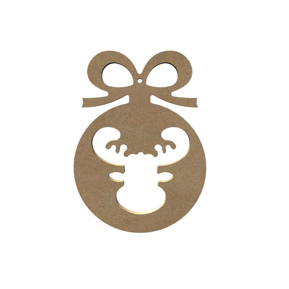 Décor Noël en bois à customiser : Caribou