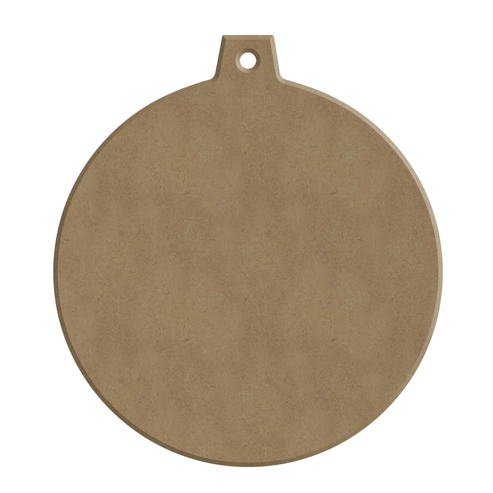 Décor Noël en bois à customiser : Boule pour sapin 