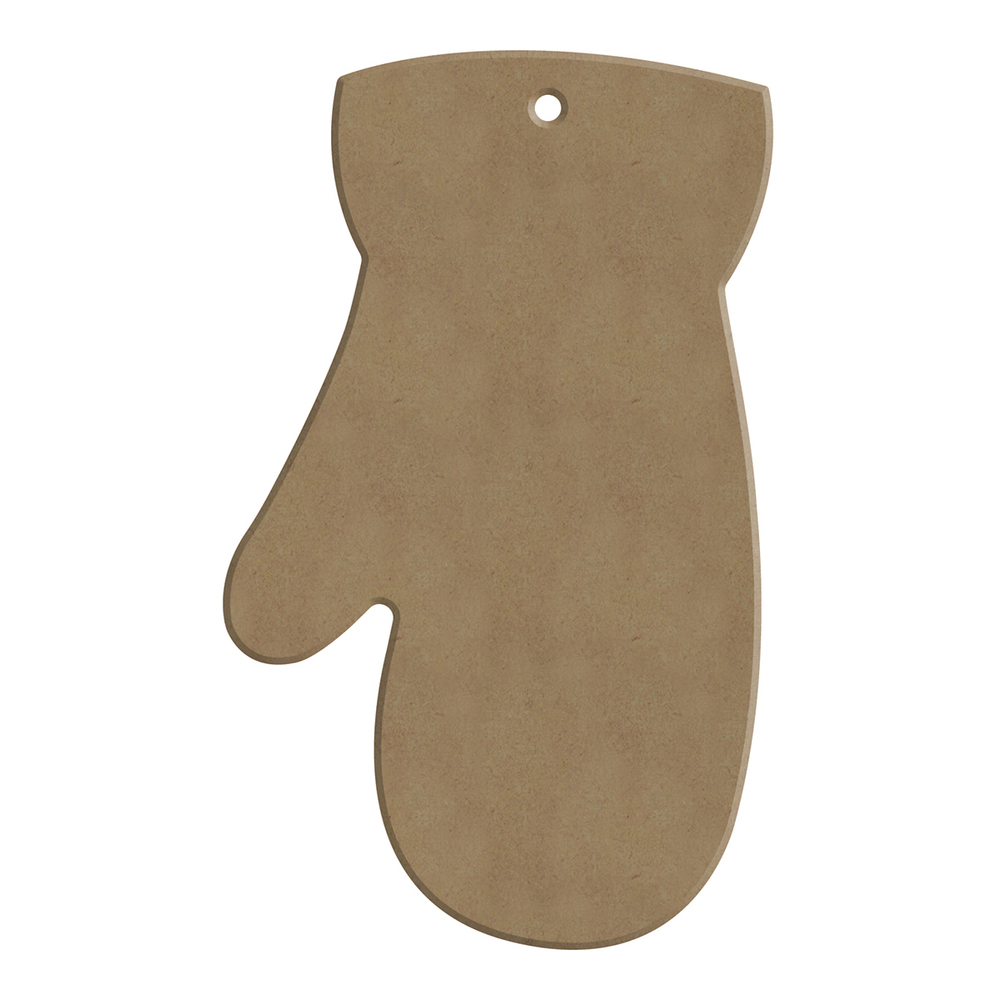 Décor noël en bois à customiser : moufle