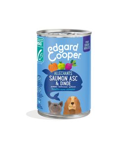 Boite pâtée pour chien saumon/dinde 400g
