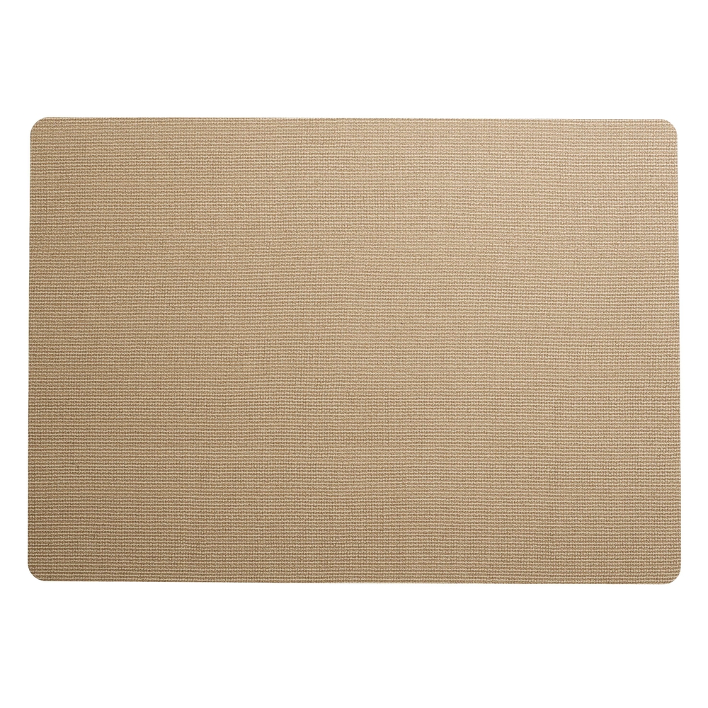 Set de table rectangulaire, coloris tofu - 46x33cm