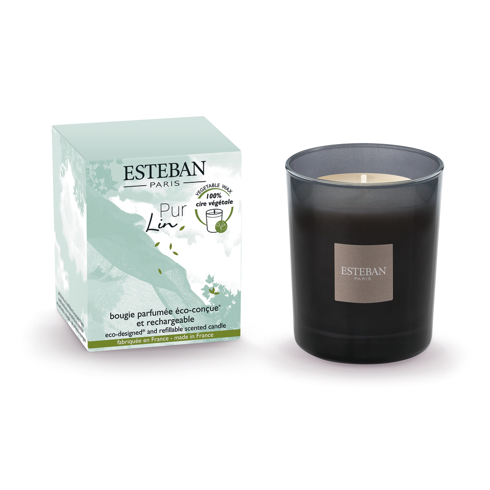Bougie parfumée Initiale 180 g Pur Lin