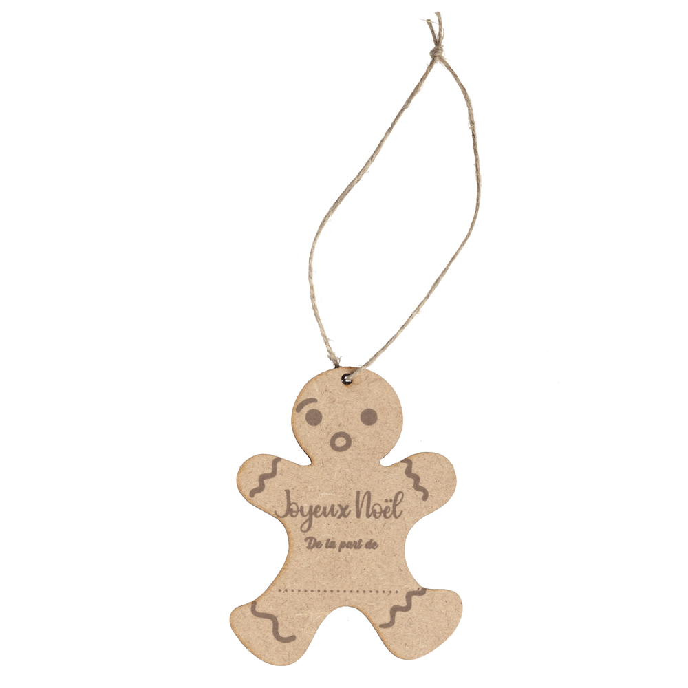 Suspension Pain d'épice en bois - à décorer