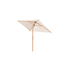 Parasol LEO rectangulaire 210x150cmLook bambou/taupe chiné