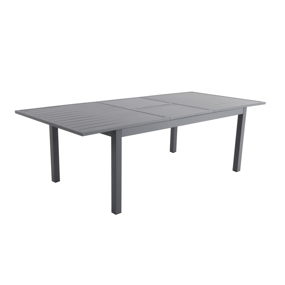 Table extensible ATLAS en aluminium - L 160/240 x l 98 x H 76cm