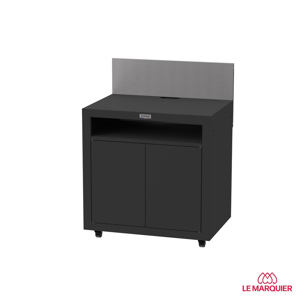 Desserte cuisine noire