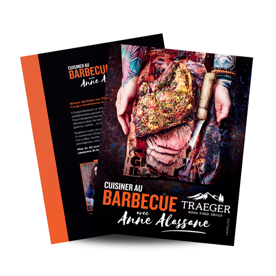 Livre Cuisiner au barbecue Traeger avec Anne Alassane