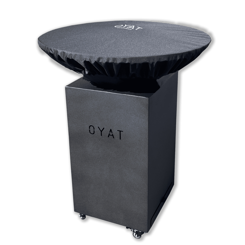 Housse pour brasero en polyester noir - D.82xH.10 cm