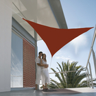 Voile ombrage triang.3m terracotta jardiline - vsf 300 t