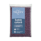 Sable coloré pour aquarium d'eau douce Truffy violet 1Kg