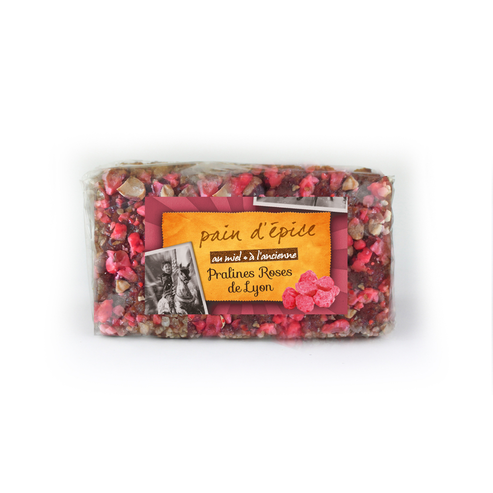 Pain d'épice au miel à l'ancienne - Pralines Roses de Lyon 500g