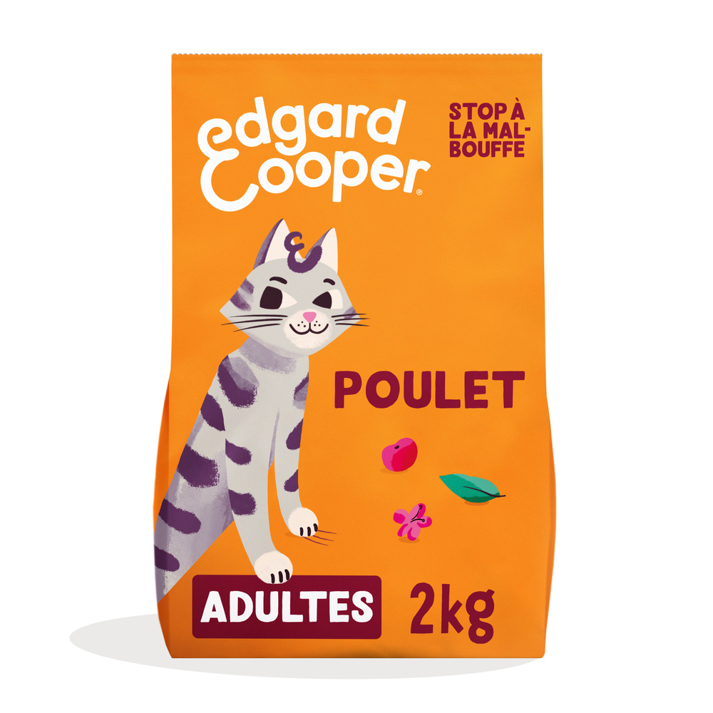 Croquettes au poulet pour chat 2kg