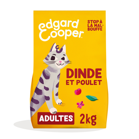 Croquettes au poulet et dinde pour chat 2kg