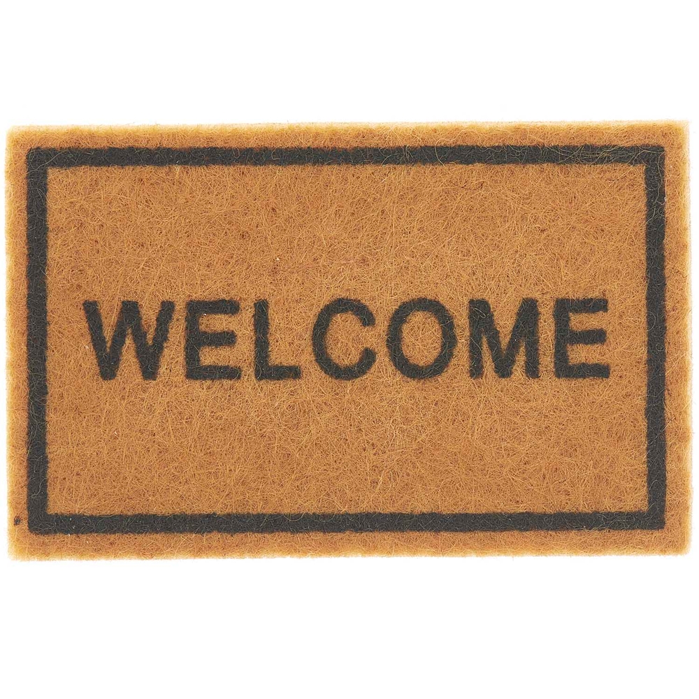 Paillasson miniature pour décoration de Noël - 6x4 cm