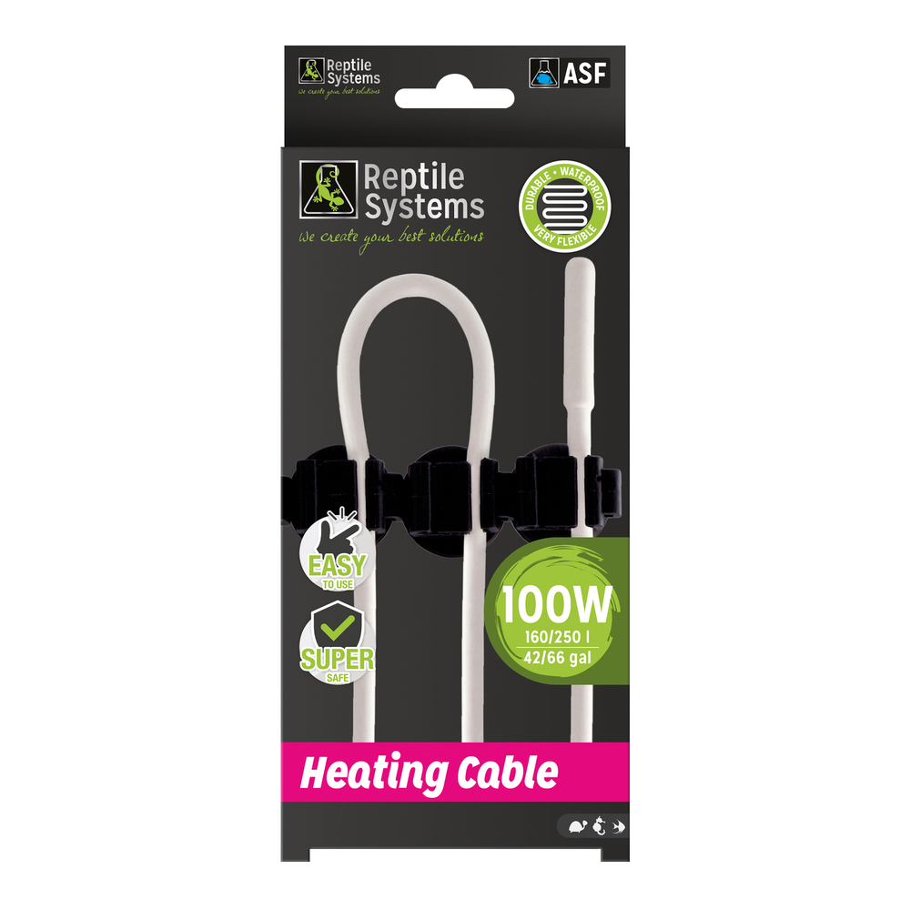 Câble chauffant 100W pour aquarium et terrarium