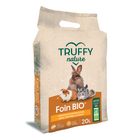 Foin Bio Truffy produit en France pour petits animaux herbivores 20L