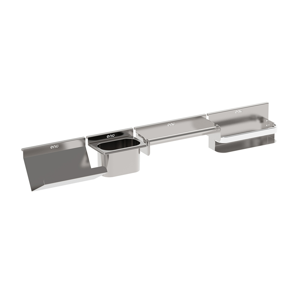 kit de 4 accessoires inox
